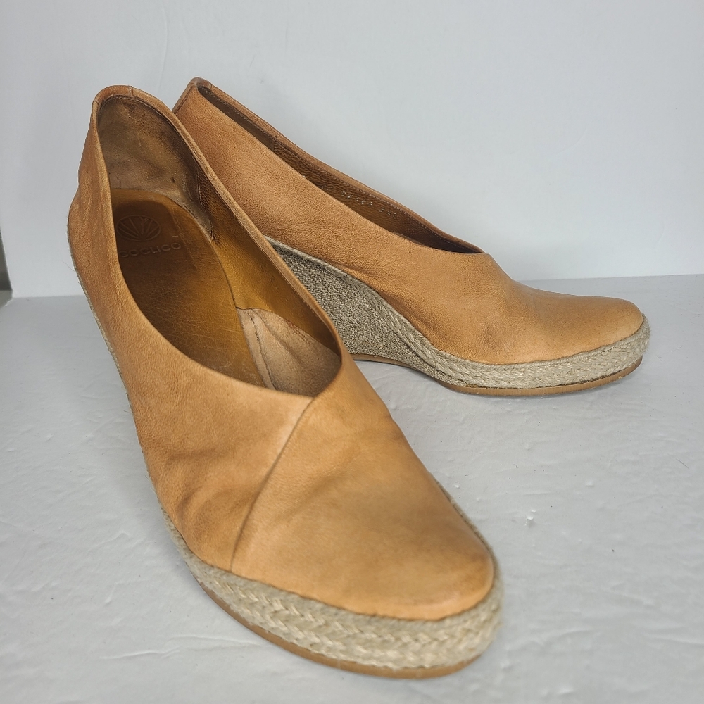 COCLICO Shoes Helen Platform‎ Wedge Pumps EU 39.5